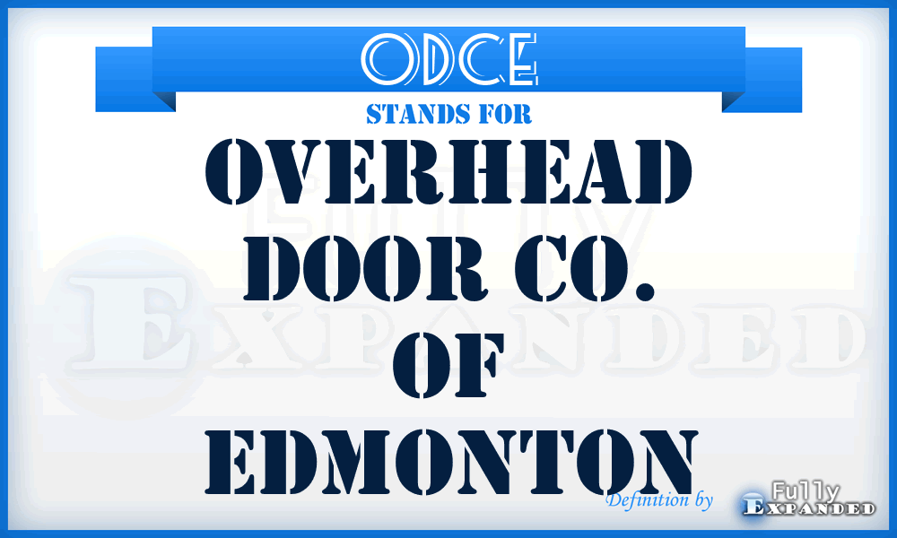 ODCE - Overhead Door Co. of Edmonton