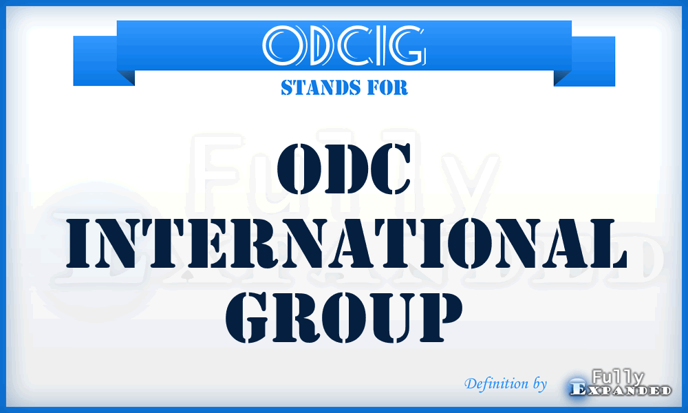 ODCIG - ODC International Group