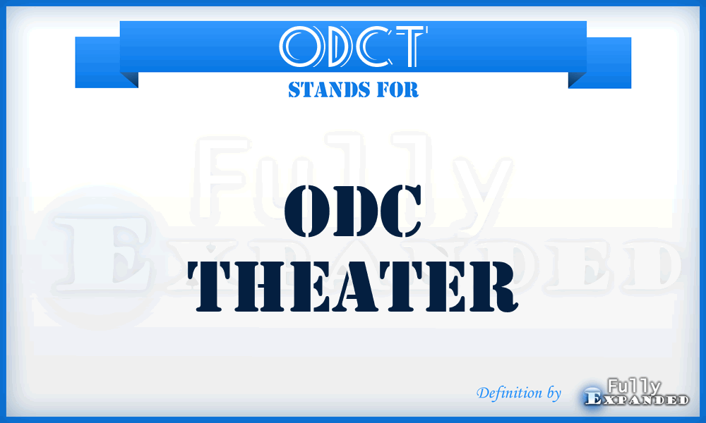 ODCT - ODC Theater