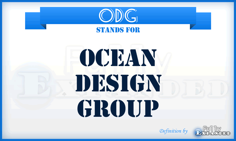 ODG - Ocean Design Group