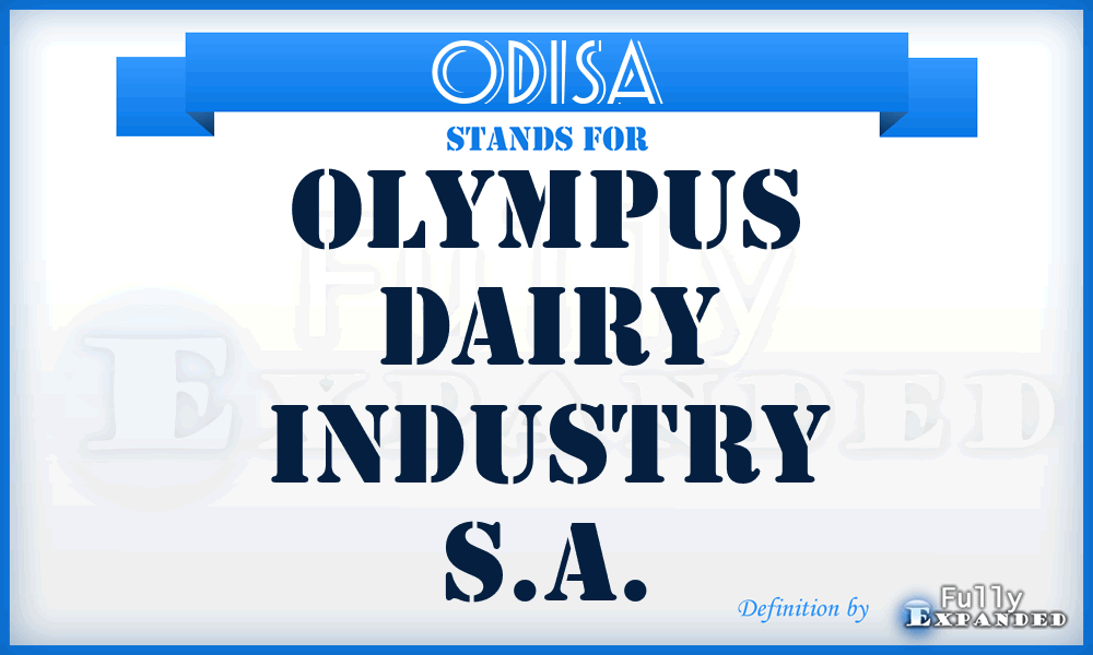 ODISA - Olympus Dairy Industry S.A.