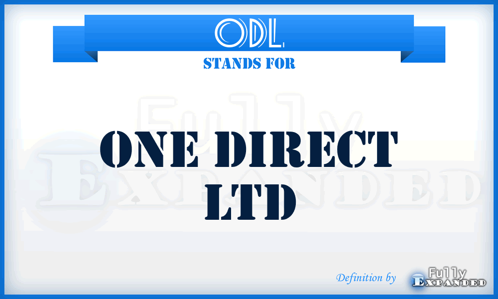 ODL - One Direct Ltd