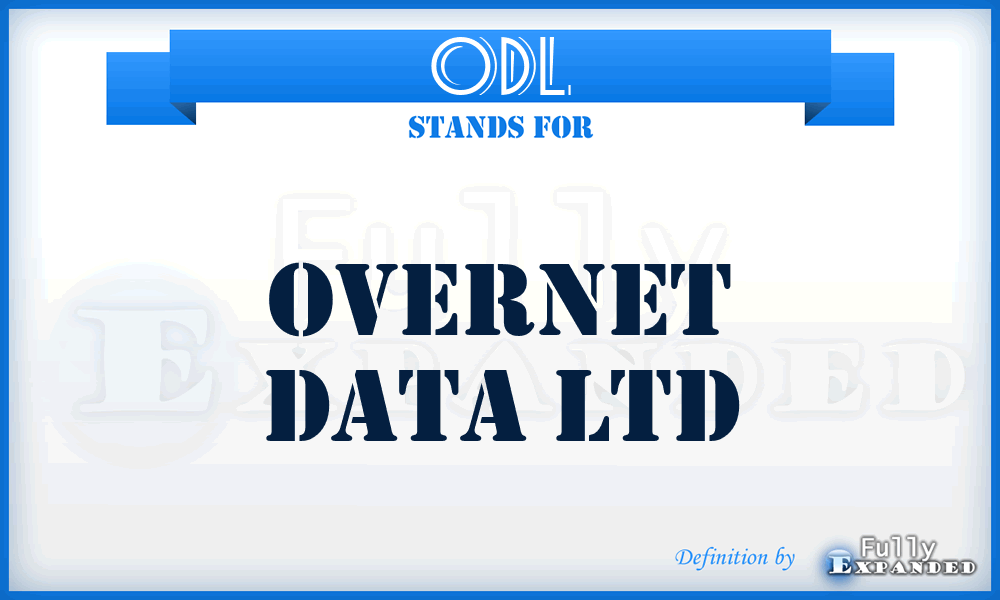 ODL - Overnet Data Ltd
