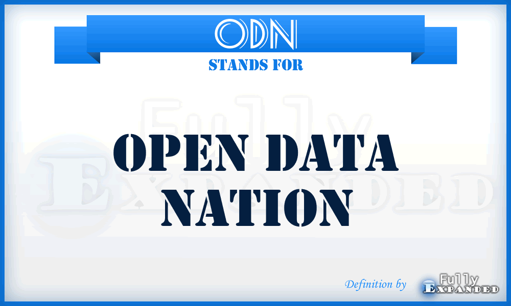 ODN - Open Data Nation