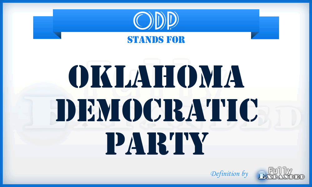 ODP - Oklahoma Democratic Party