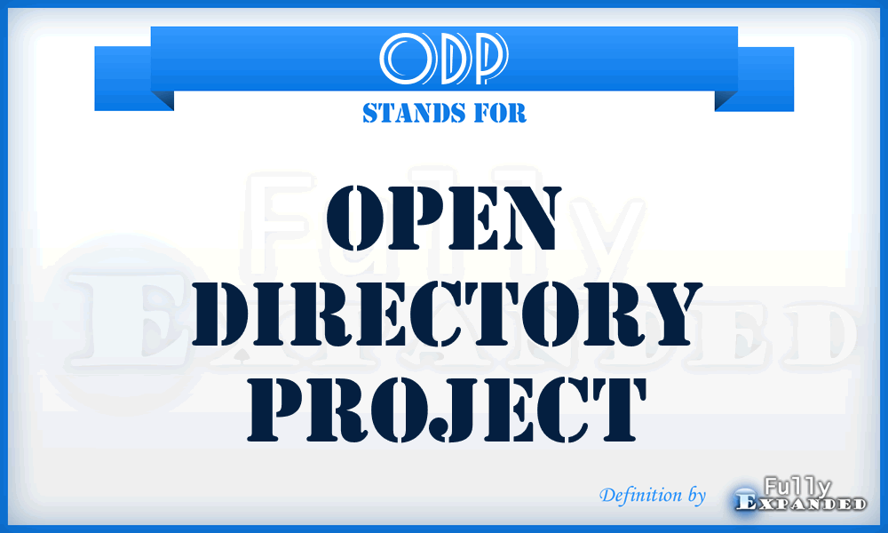 ODP - Open Directory Project