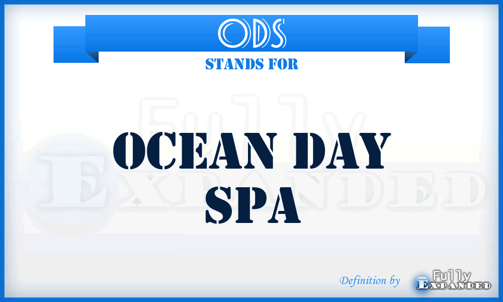 ODS - Ocean Day Spa