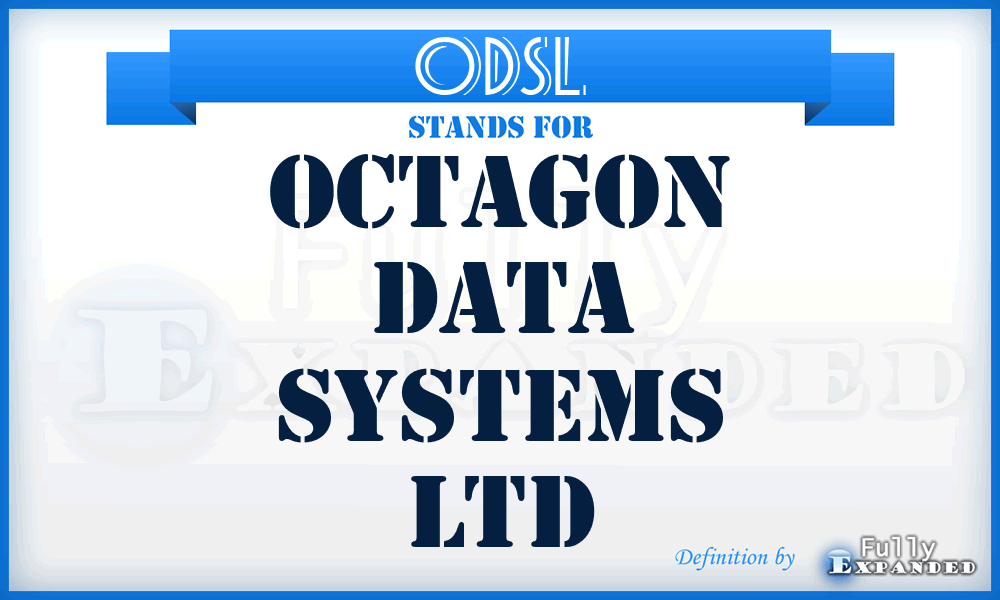 ODSL - Octagon Data Systems Ltd