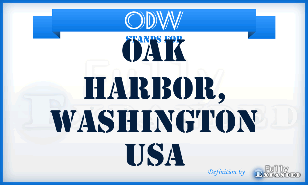 ODW - Oak Harbor, Washington USA
