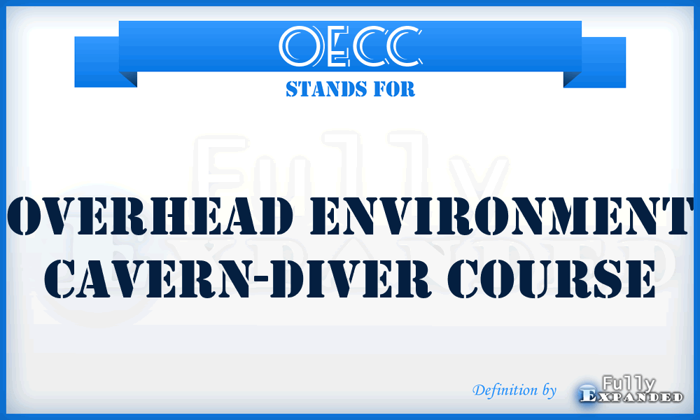 OECC - Overhead Environment Cavern-diver Course