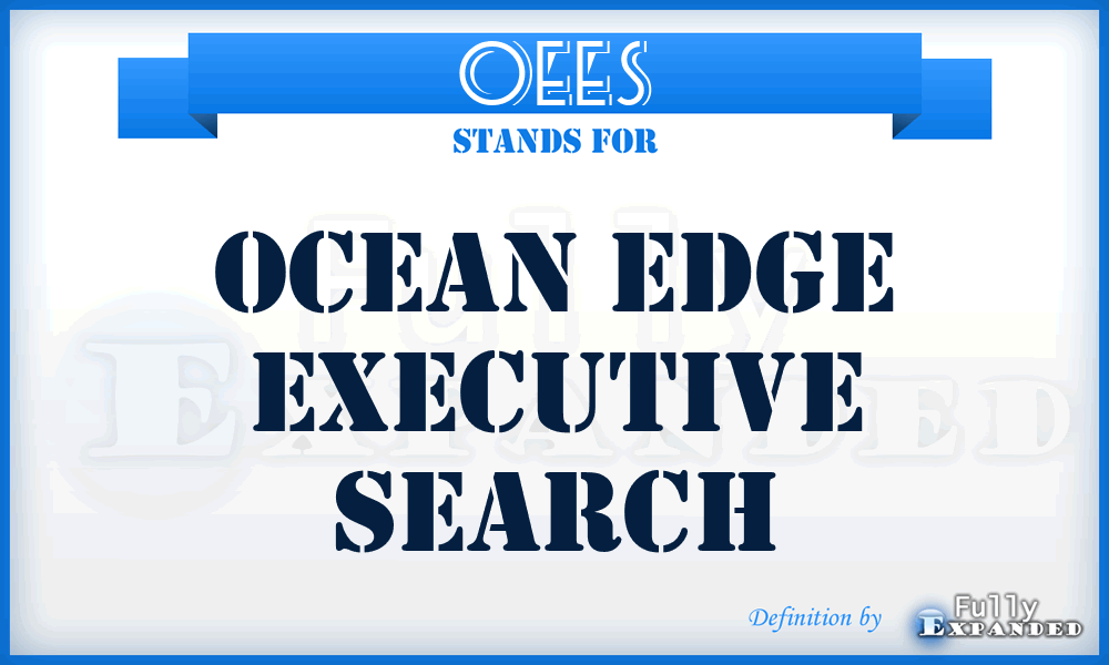 OEES - Ocean Edge Executive Search