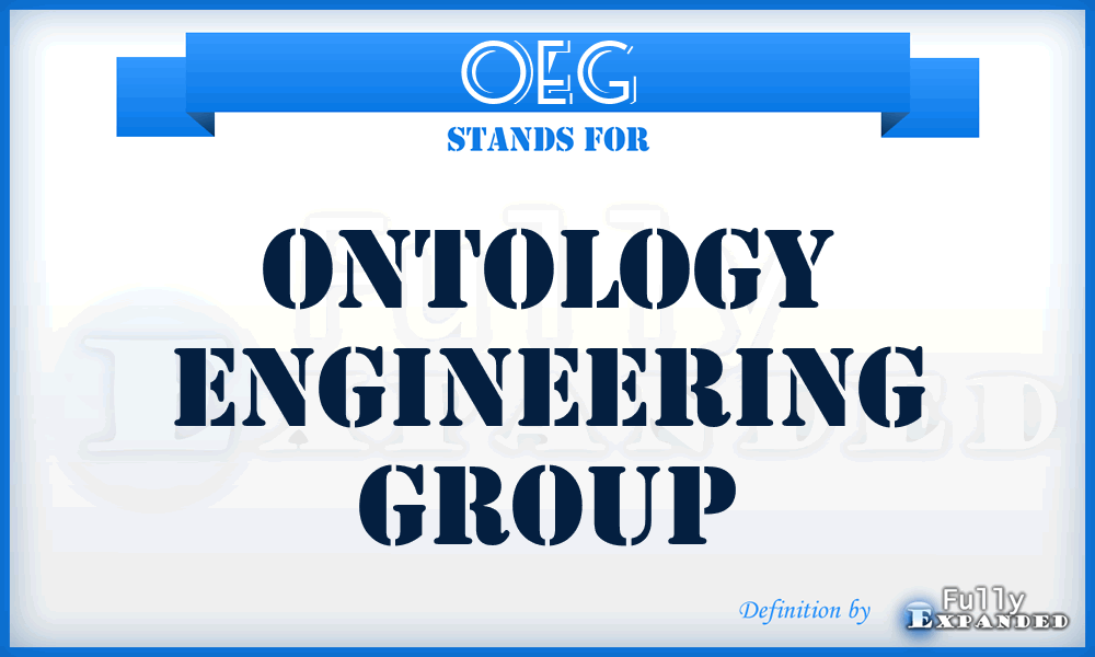 OEG - Ontology Engineering Group