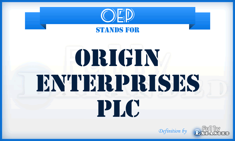 OEP - Origin Enterprises PLC