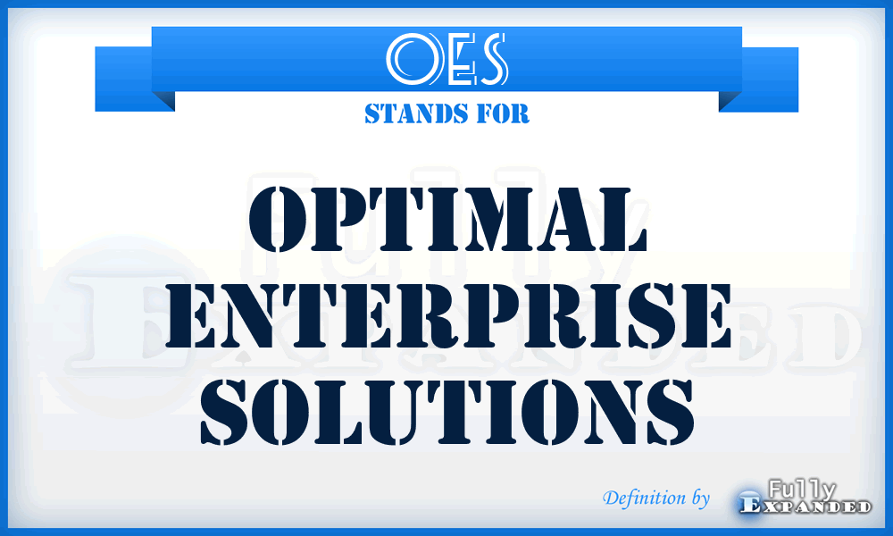 OES - Optimal Enterprise Solutions