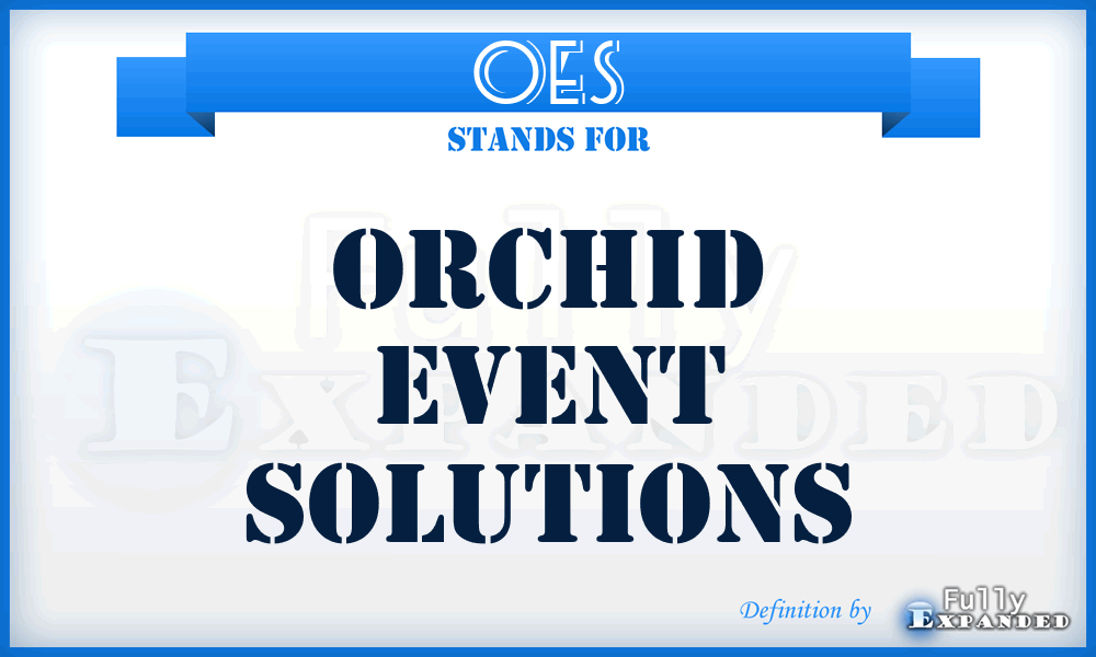 OES - Orchid Event Solutions