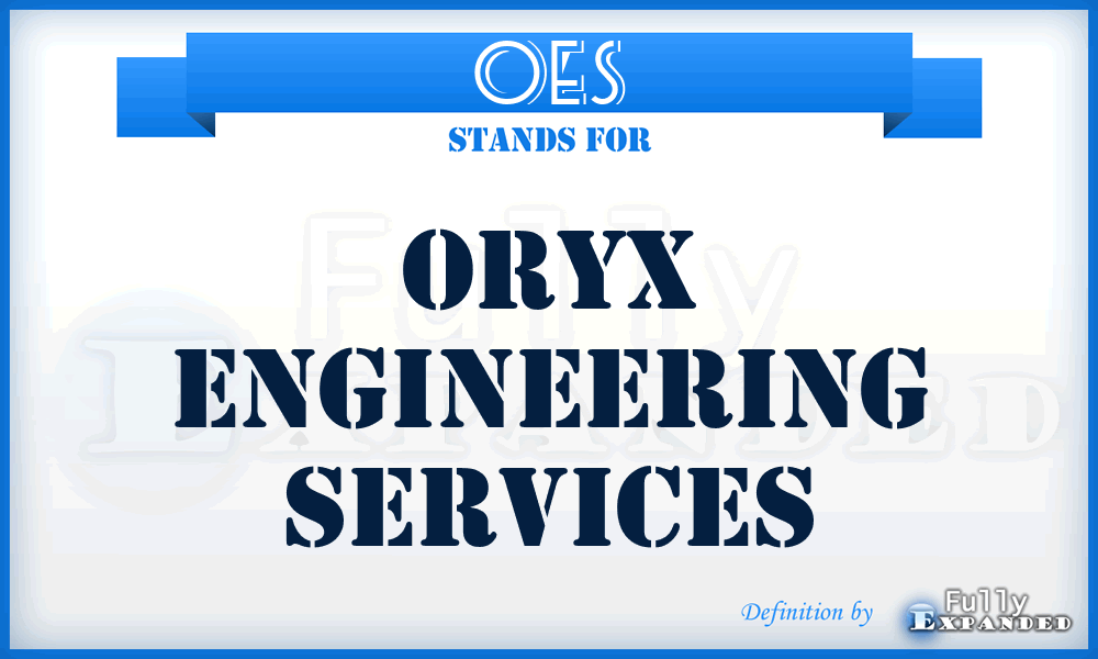 OES - Oryx Engineering Services
