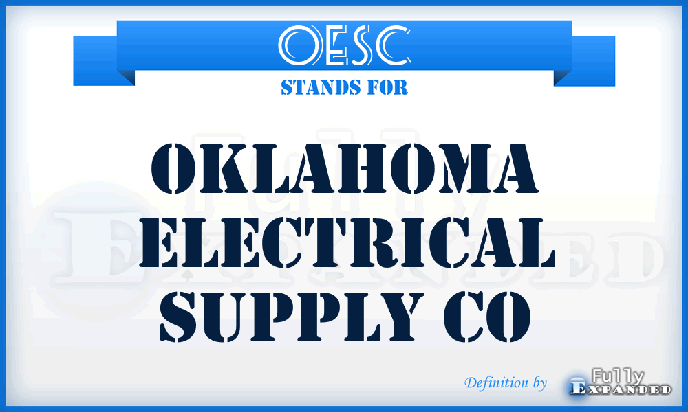 OESC - Oklahoma Electrical Supply Co