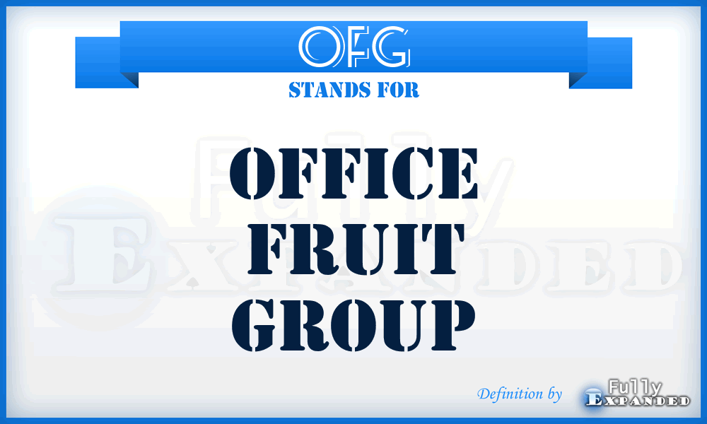 OFG - Office Fruit Group