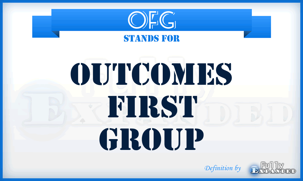 OFG - Outcomes First Group