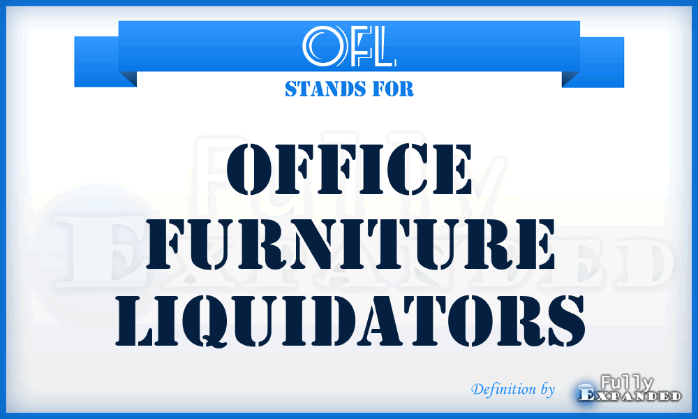OFL - Office Furniture Liquidators