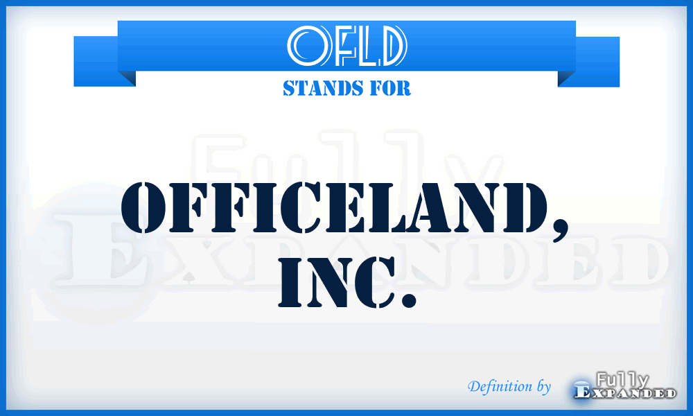 OFLD - Officeland, Inc.