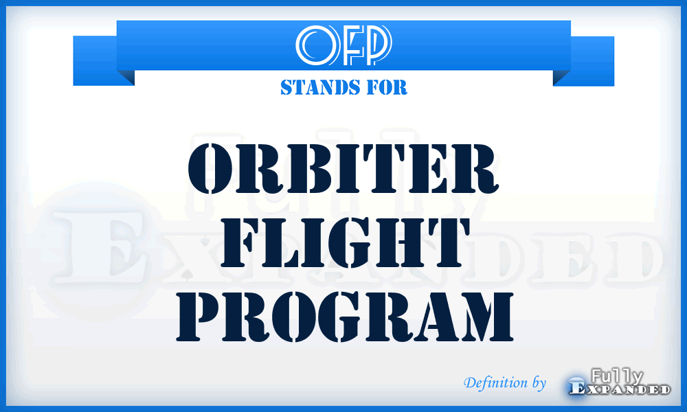 OFP - Orbiter Flight Program