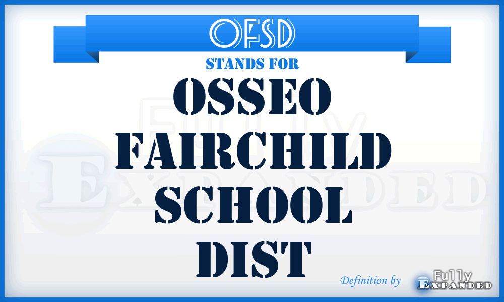 OFSD - Osseo Fairchild School Dist