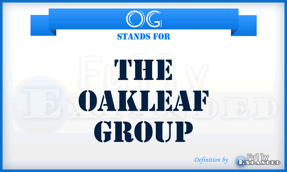 OG - The Oakleaf Group