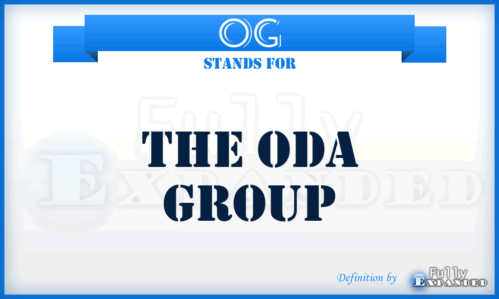 OG - The Oda Group