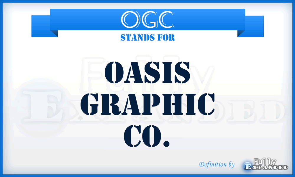 OGC - Oasis Graphic Co.