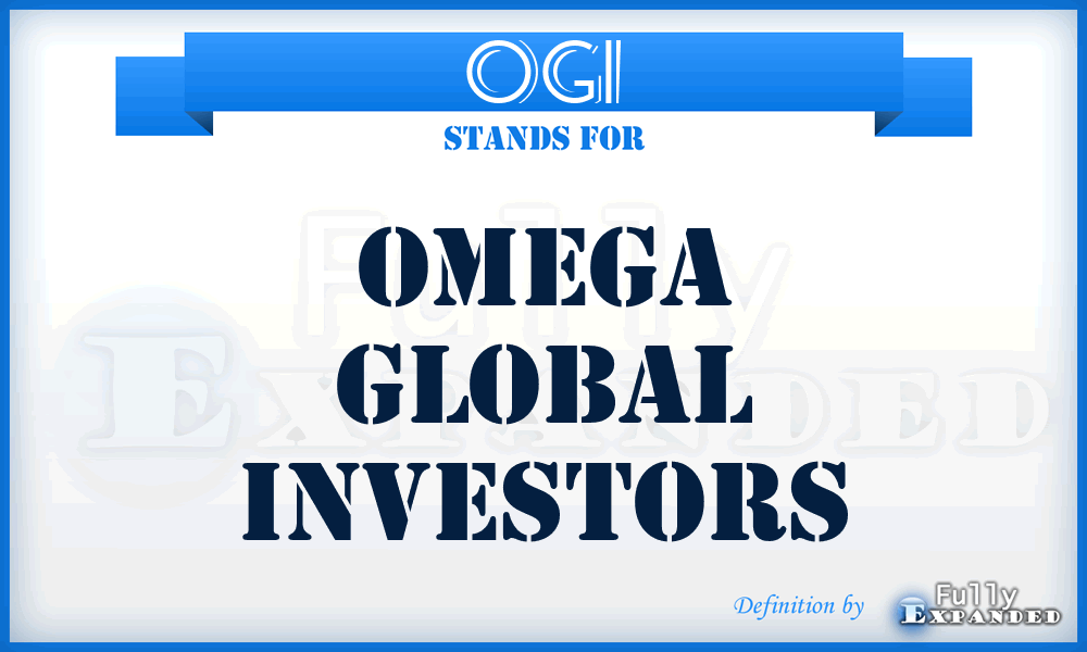 OGI - Omega Global Investors