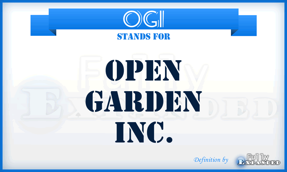 OGI - Open Garden Inc.