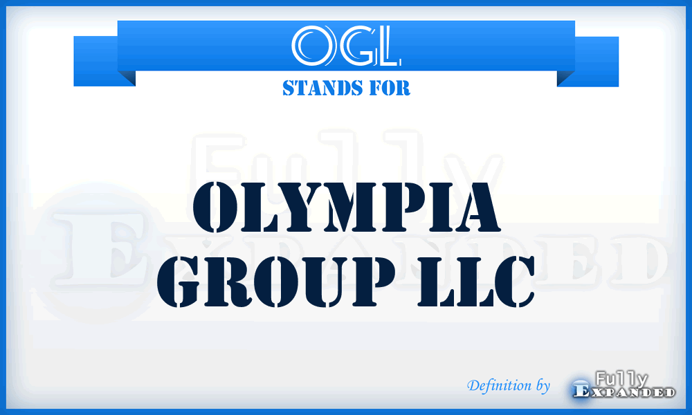 OGL - Olympia Group LLC