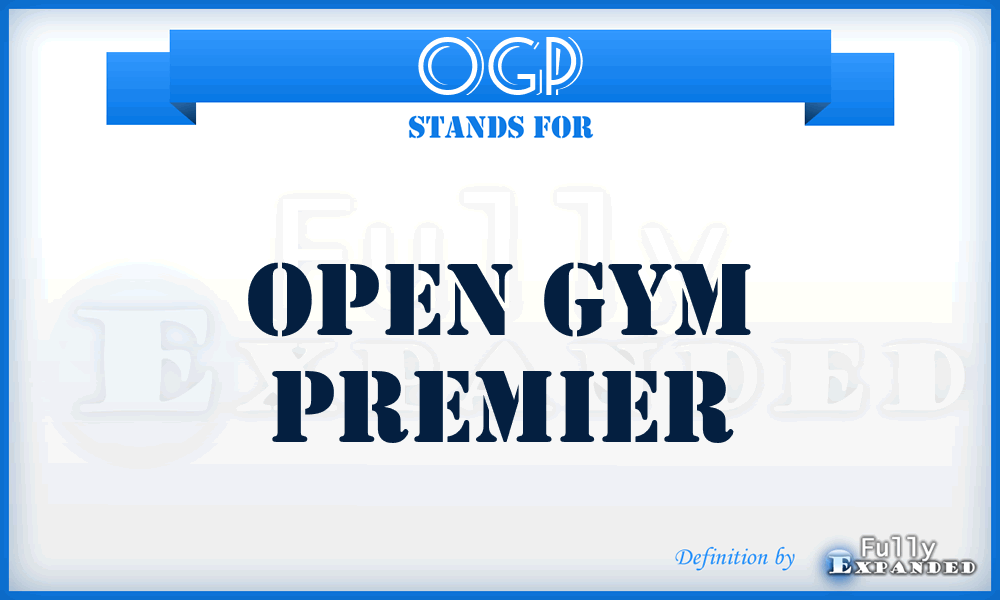 OGP - Open Gym Premier