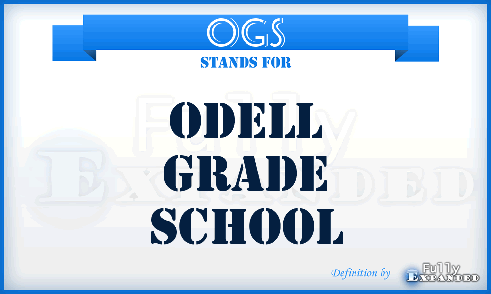 OGS - Odell Grade School