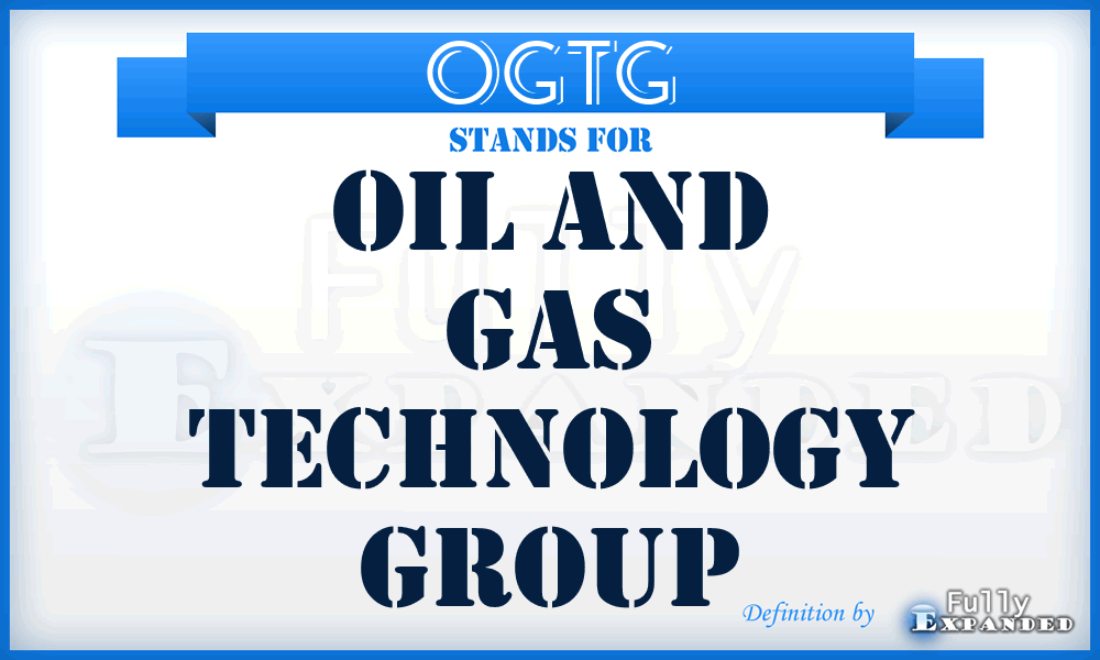 OGTG - Oil and Gas Technology Group
