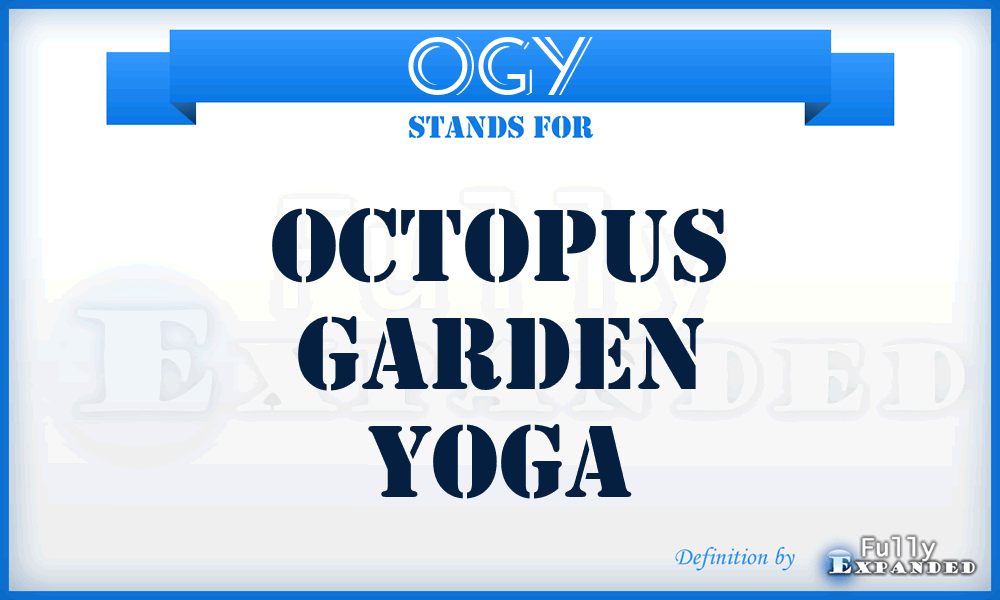 OGY - Octopus Garden Yoga