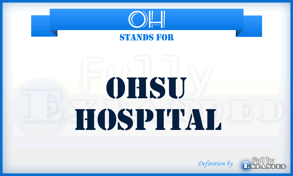 OH - Ohsu Hospital