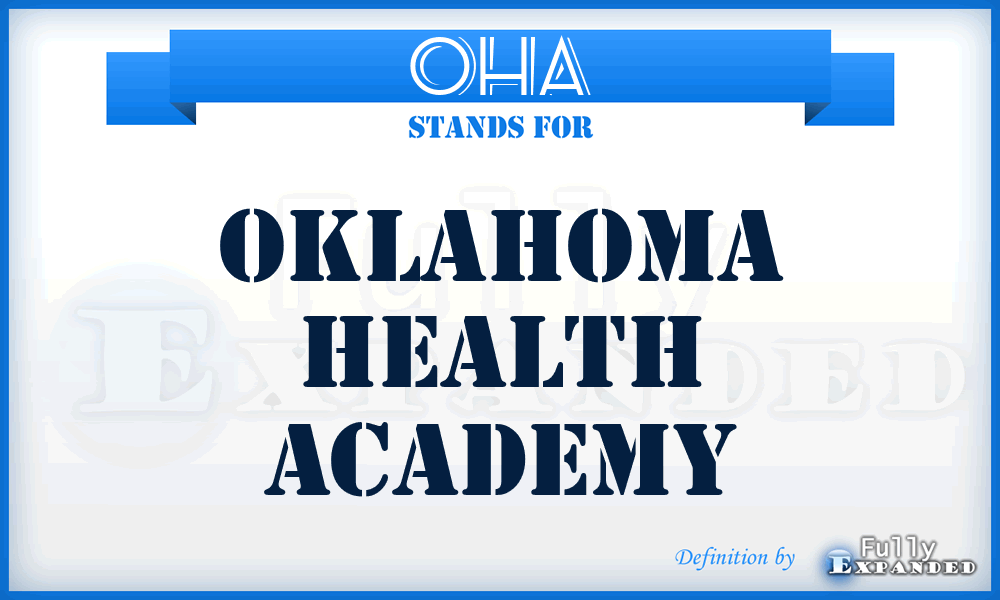 OHA - Oklahoma Health Academy