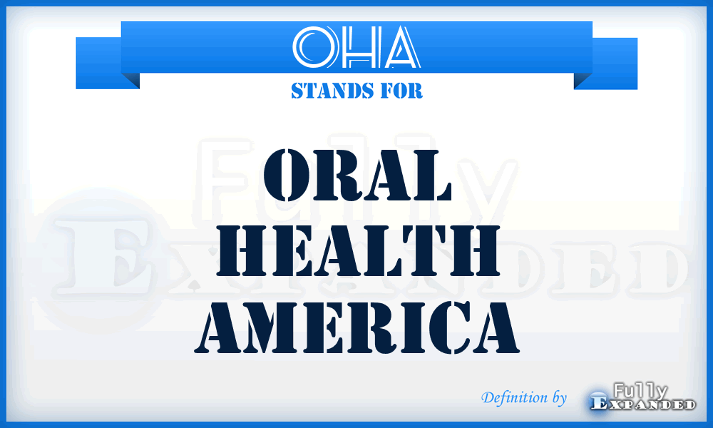 OHA - Oral Health America