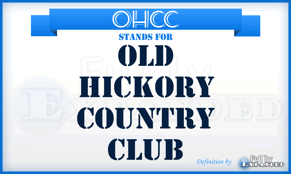 OHCC - Old Hickory Country Club