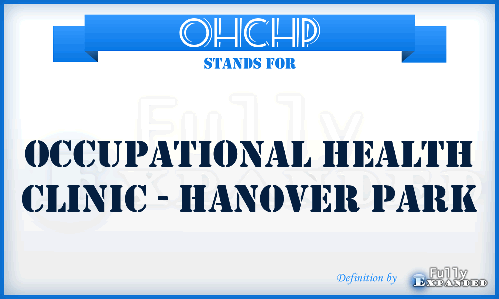 OHCHP - Occupational Health Clinic - Hanover Park