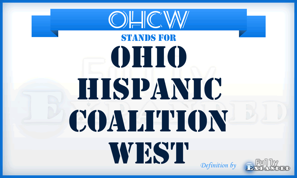 OHCW - Ohio Hispanic Coalition West