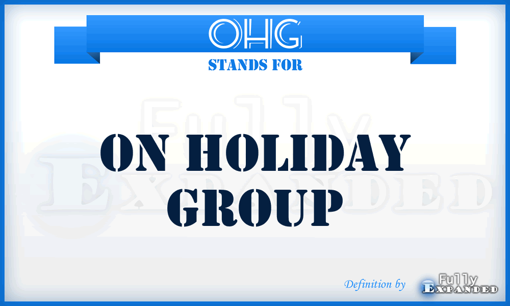 OHG - On Holiday Group