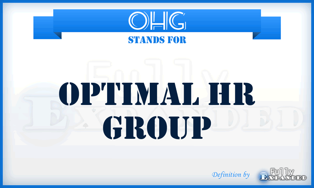 OHG - Optimal Hr Group