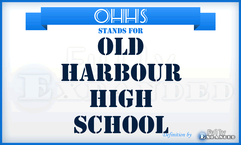 OHHS - Old Harbour High School
