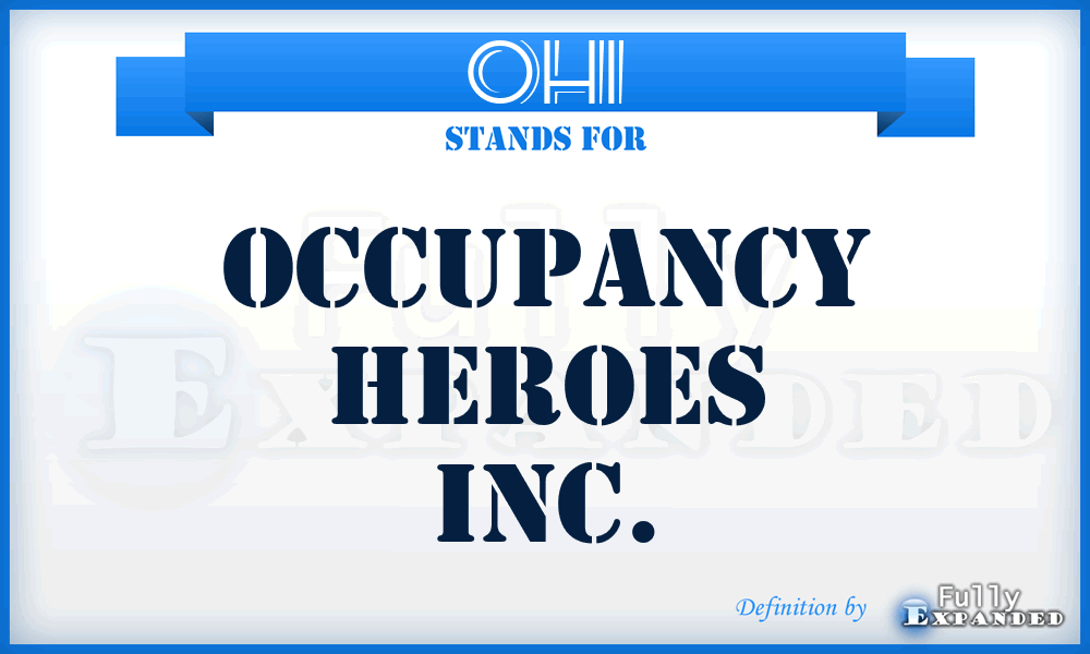 OHI - Occupancy Heroes Inc.