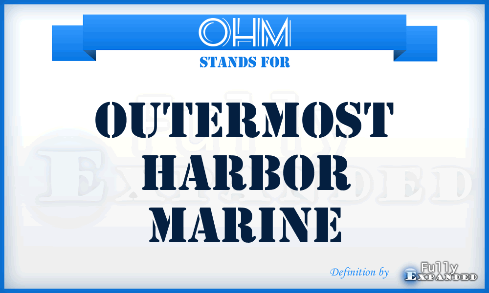 OHM - Outermost Harbor Marine