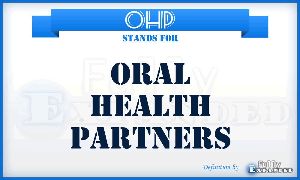 OHP - Oral Health Partners