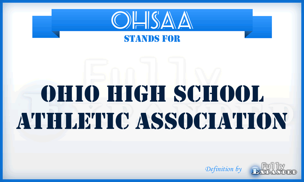 OHSAA - Ohio High School Athletic Association